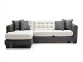 Elegantes Ecksofa mit Ottomane 300 x 230 x 85 cm - Komfortable Wohnlandschaft mit Stoffbezug